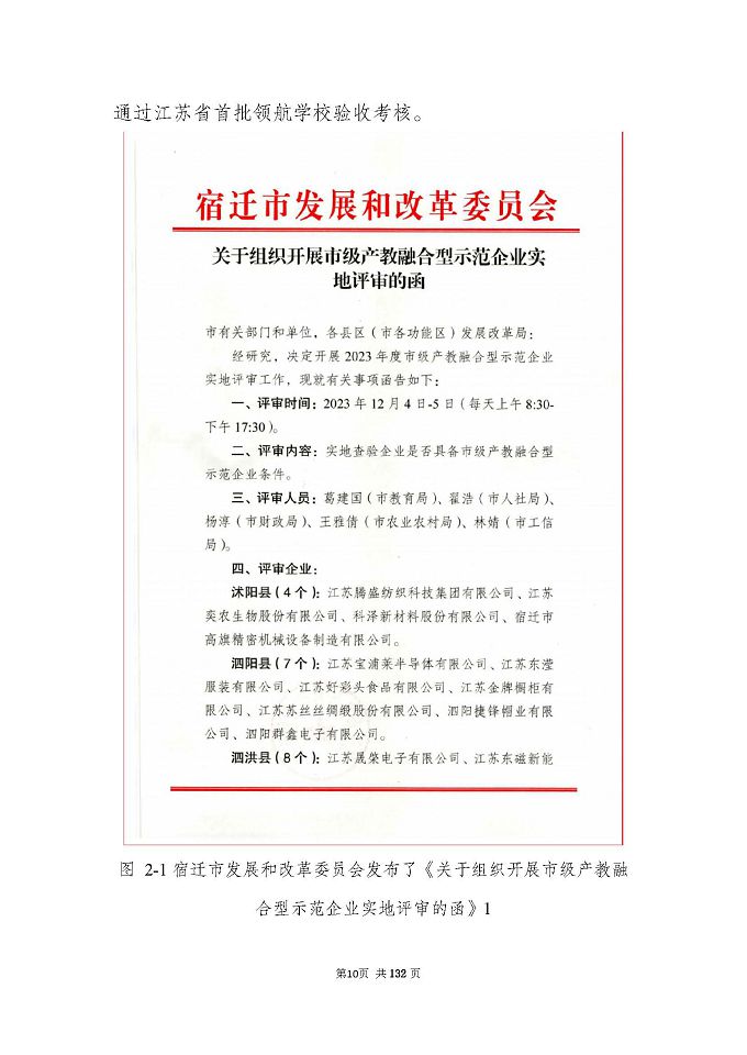 江蘇省宿城中等專(zhuān)業(yè)學(xué)校質(zhì)量報(bào)告（2024年度）