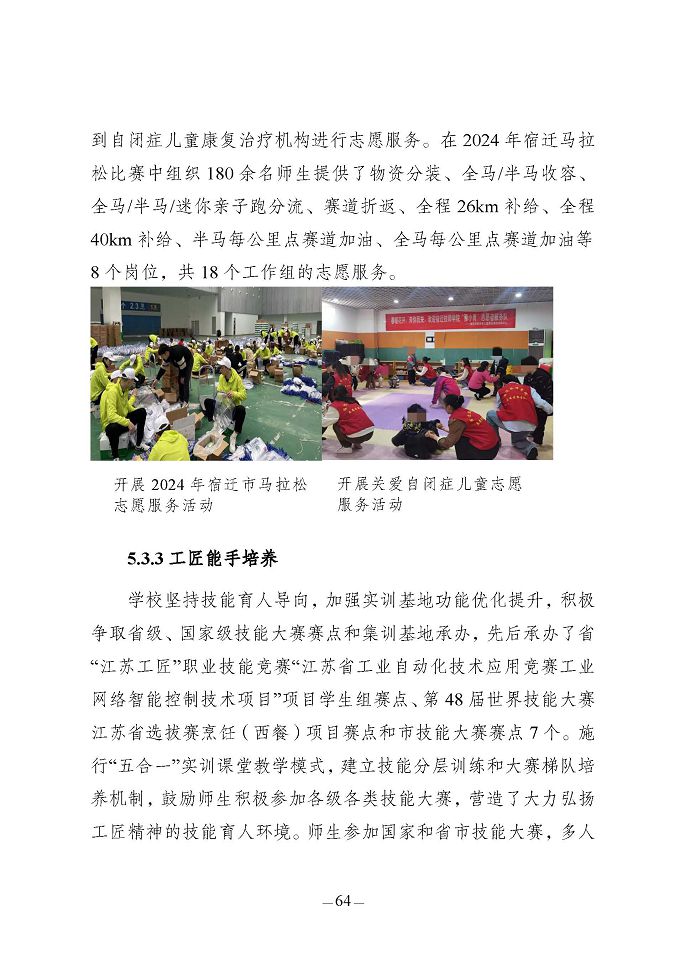江蘇省宿豫中等專業(yè)學(xué)校質(zhì)量報(bào)告（2024年度）