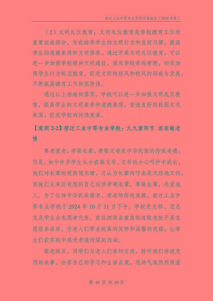 宿遷工業(yè)中等專(zhuān)業(yè)學(xué)校質(zhì)量報(bào)告（2024年度）