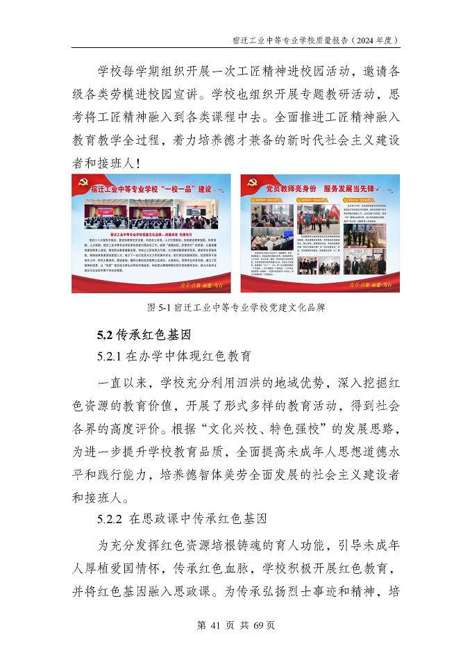 宿遷工業(yè)中等專(zhuān)業(yè)學(xué)校質(zhì)量報(bào)告（2024年度）