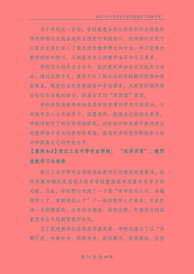 宿遷工業(yè)中等專(zhuān)業(yè)學(xué)校質(zhì)量報(bào)告（2024年度）