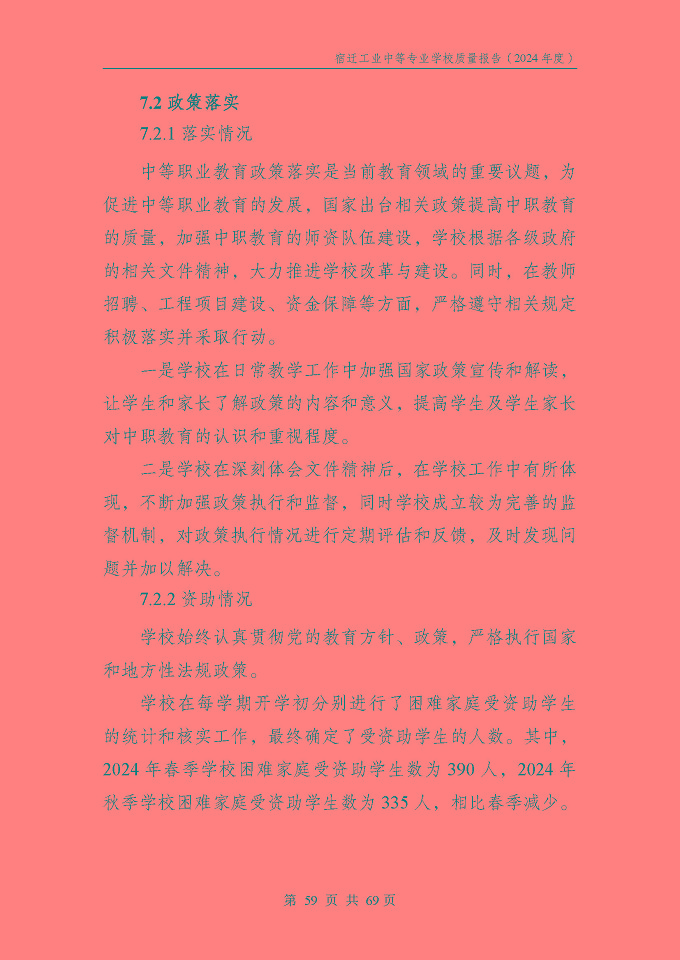 宿遷工業(yè)中等專(zhuān)業(yè)學(xué)校質(zhì)量報(bào)告（2024年度）