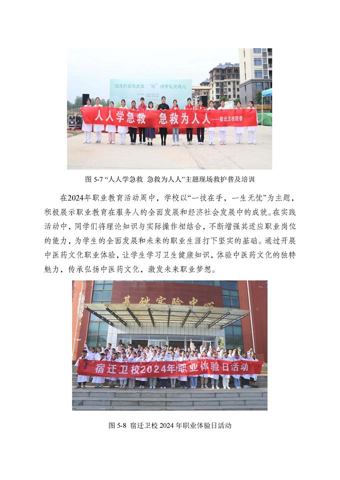 江蘇省宿遷衛(wèi)生中等專業(yè)學(xué)校質(zhì)量報(bào)告（2024年度）