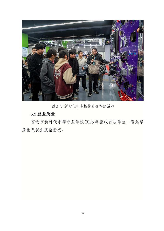 宿遷市新時(shí)代中等專業(yè)學(xué)校質(zhì)量報(bào)告（2024年度）