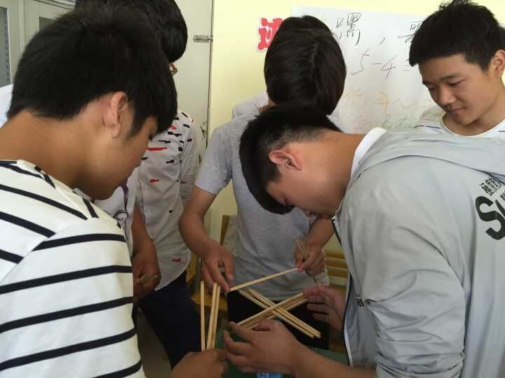 宿遷經(jīng)貿(mào)高職開展團(tuán)體活動培養(yǎng)合作意識