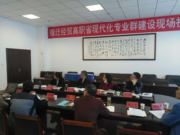 宿遷經(jīng)貿(mào)高職機電一體化專業(yè)群接受省專家視導(dǎo)