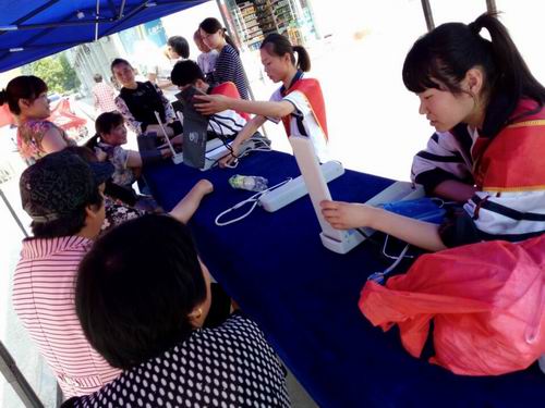 泗陽中專組織開展文明健康主題志愿者活動