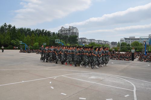 泗陽中專圓滿完成2017級新生軍訓工作
