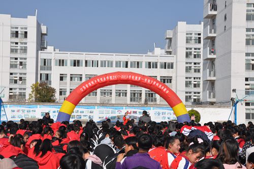 泗陽中專舉行新生校園集體舞展示評比