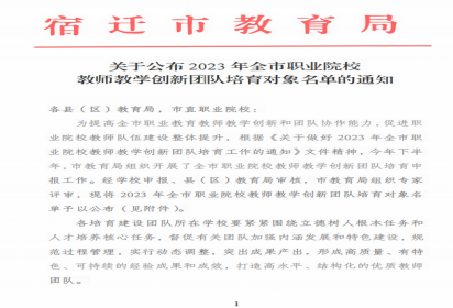 搭建交流平臺，展示我校師資隊伍建設(shè)風采——泗陽中專名師工作室報道