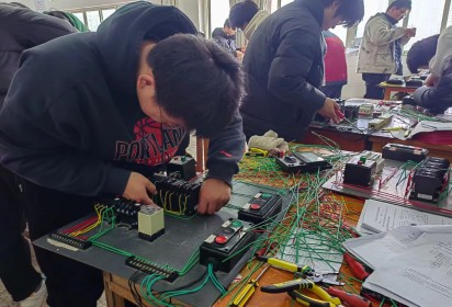 鼓足士氣抓效率  打好技考攻堅戰(zhàn)——泗陽中專高考一部機電專業(yè)技能集訓