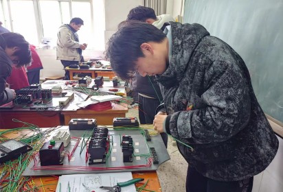 鼓足士氣抓效率  打好技考攻堅戰(zhàn)——泗陽中專高考一部機電專業(yè)技能集訓