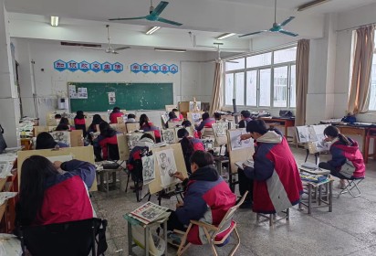 勾勒精彩圖畫繪就美好未來 ——記泗陽中專高考一部高三美術(shù)專業(yè)技能集訓(xùn)