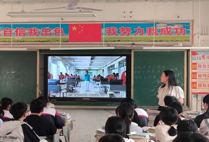 泗陽中專宣講團深入生源學校進行招生宣傳