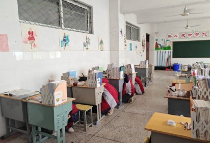 泗陽中專開展防震減災應急疏散演習