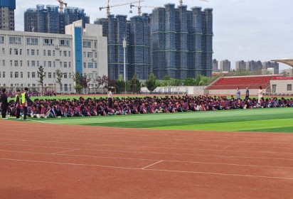 泗陽中專開展防震減災應急疏散演習
