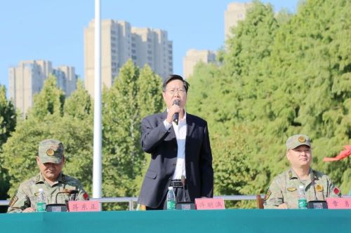 沭陽中專舉行2024級(jí)新生軍訓(xùn)開營(yíng)儀式