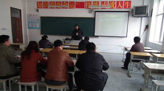 沭陽中專開展“兩課” 評比現(xiàn)場說課活動