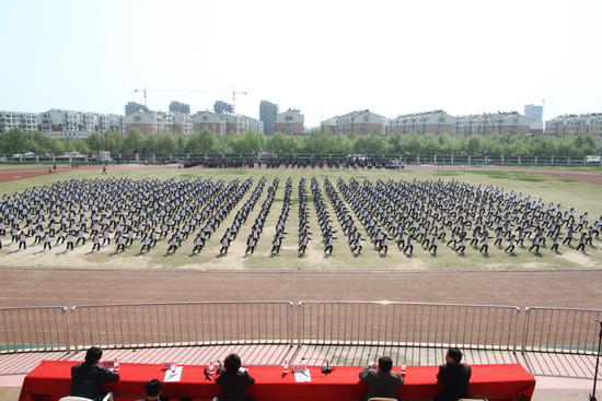 宿豫中等專業(yè)學(xué)校隆重舉行太極拳展演