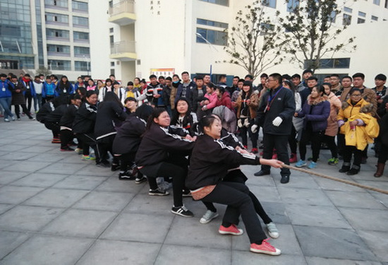 宿豫中等專業(yè)學校舉辦“慶元旦 冬季三項”體育比賽活動