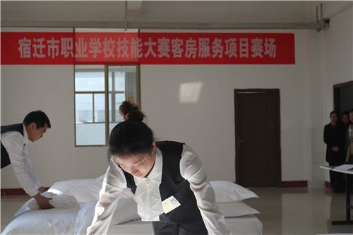 宿遷經(jīng)貿(mào)高職成功承辦市技能大賽賽點(diǎn)工作